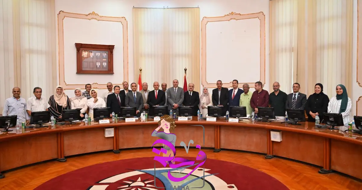 لقاء صحفي في إطار استعدادات جامعة الفيوم للعام الجامعي الجديد