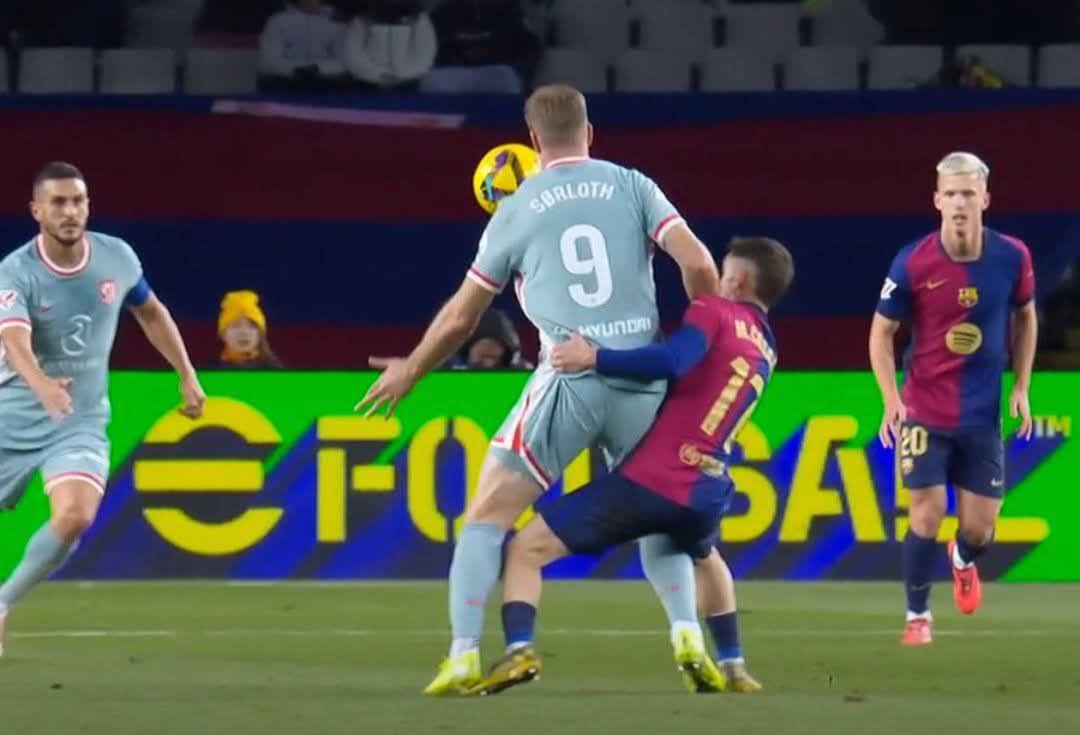اتليتكو مدريد يصعق برشلونه فى عقر داره بمساعدة الجنرال حظ