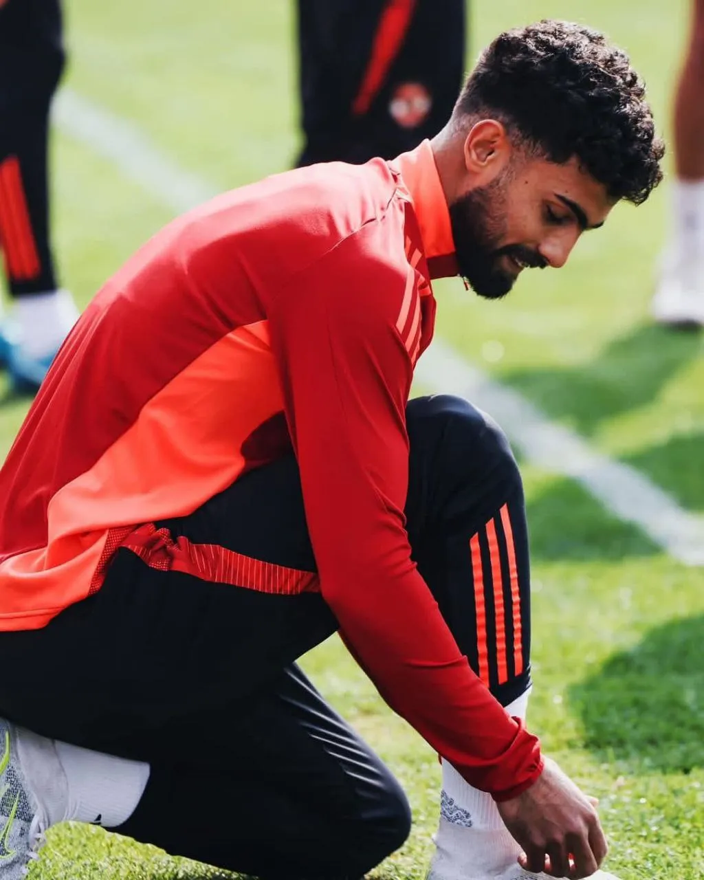  احمد رضا يخوض مرانه الأول مع الأهلي