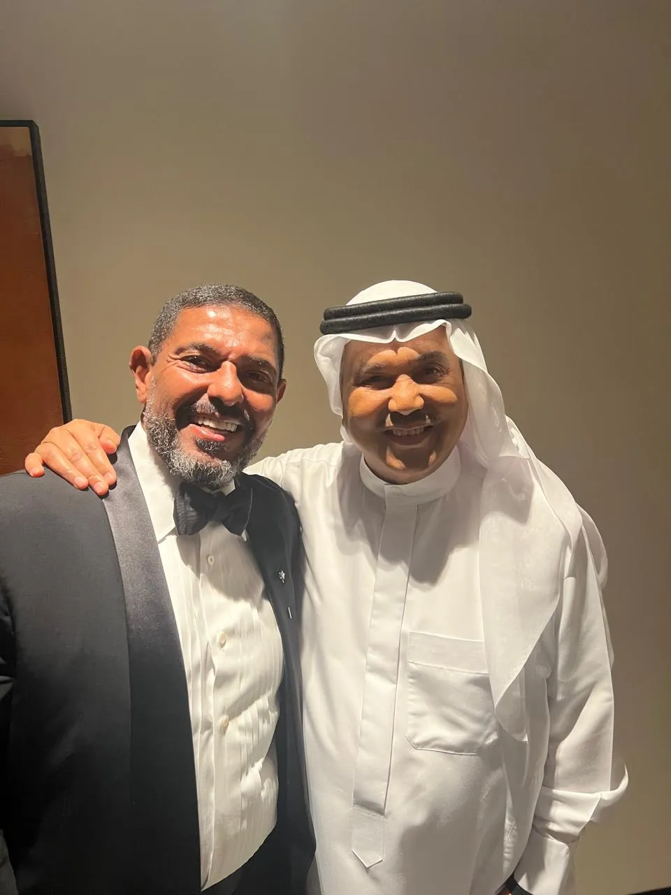   فنان العرب محمد عبده والمايسترو هاني فرحات 