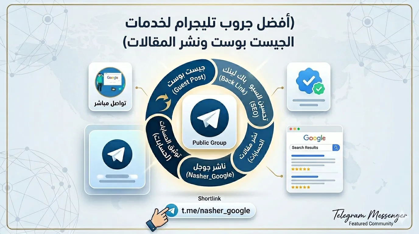 جروب تليجرام لخدمات جيست بوست