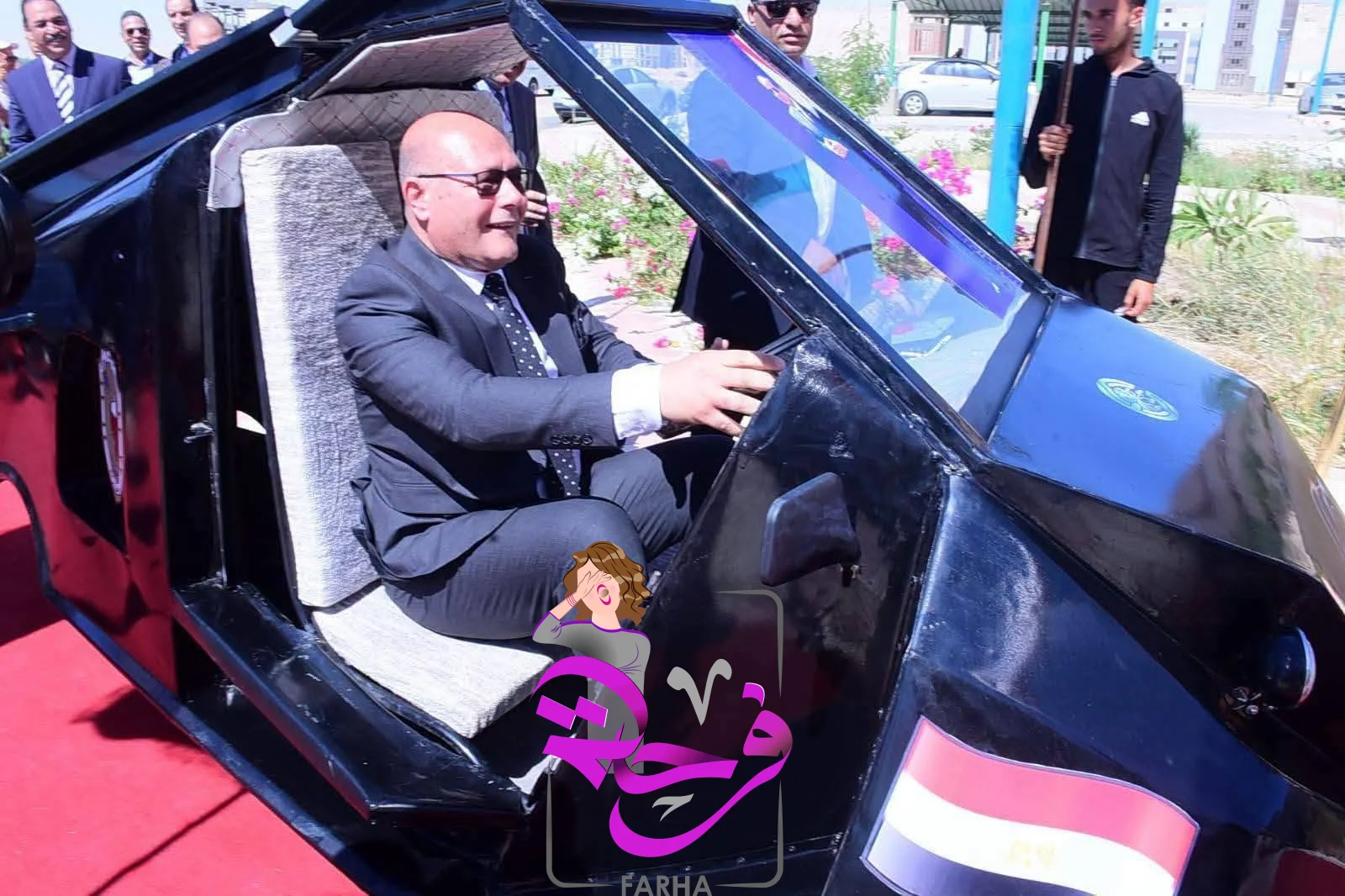 صورة 1 -  بأيدٍ سوهاجية.. جامعة سوهاج تُدشن أول سيارة كهربائية رياضية "T-Rex"