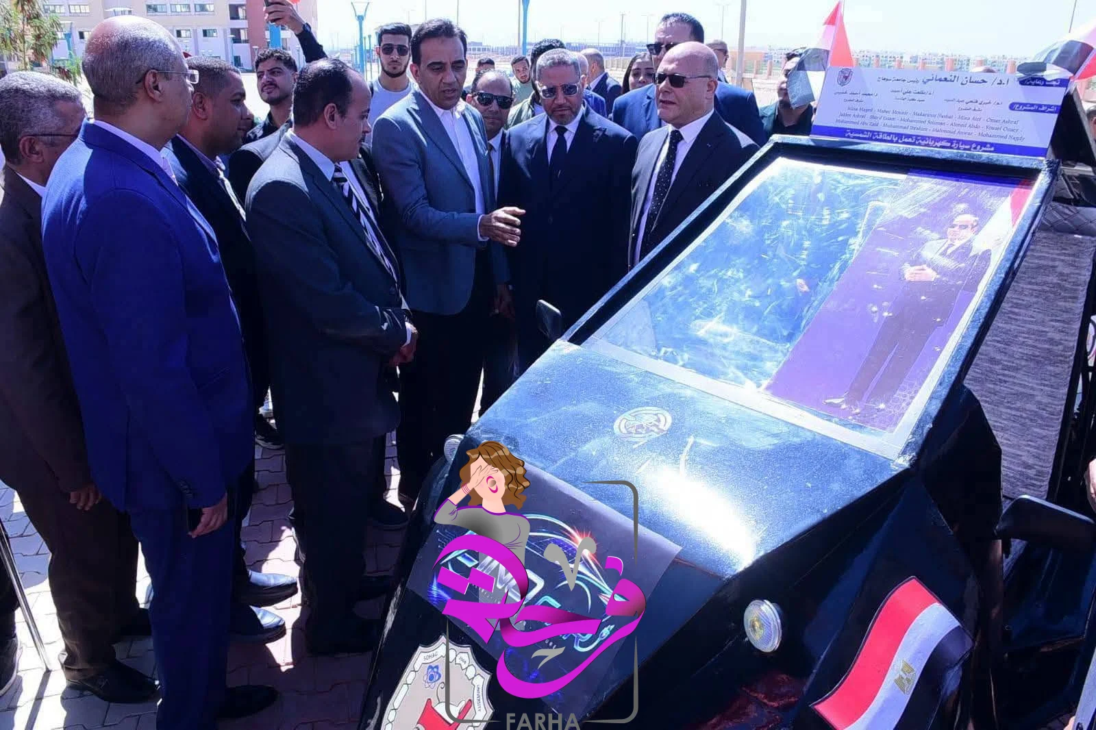 صورة 2 -  بأيدٍ سوهاجية.. جامعة سوهاج تُدشن أول سيارة كهربائية رياضية "T-Rex"