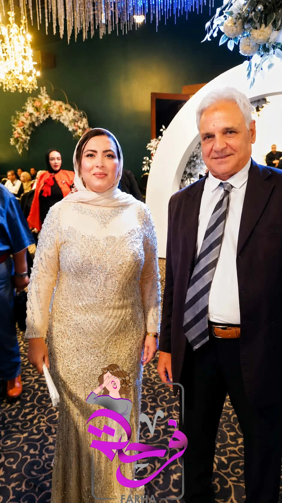 صورة 2 - شعبان عبدالحميد ومؤسسة فرحة الإعلامية يهنئون الدكتورة نسرين سليمان  بعيد ميلادها