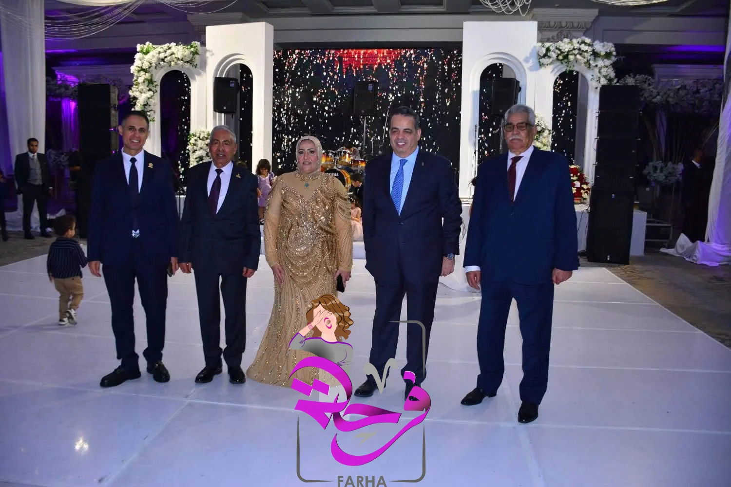 صورة 2 - موقع فرحة :: ليلة من أجمل ليالي العمر.. زفاف محمود كمال الضبع على الدكتورة منة القاضي بحضور نخبة من رجال الدولة والمجتمع