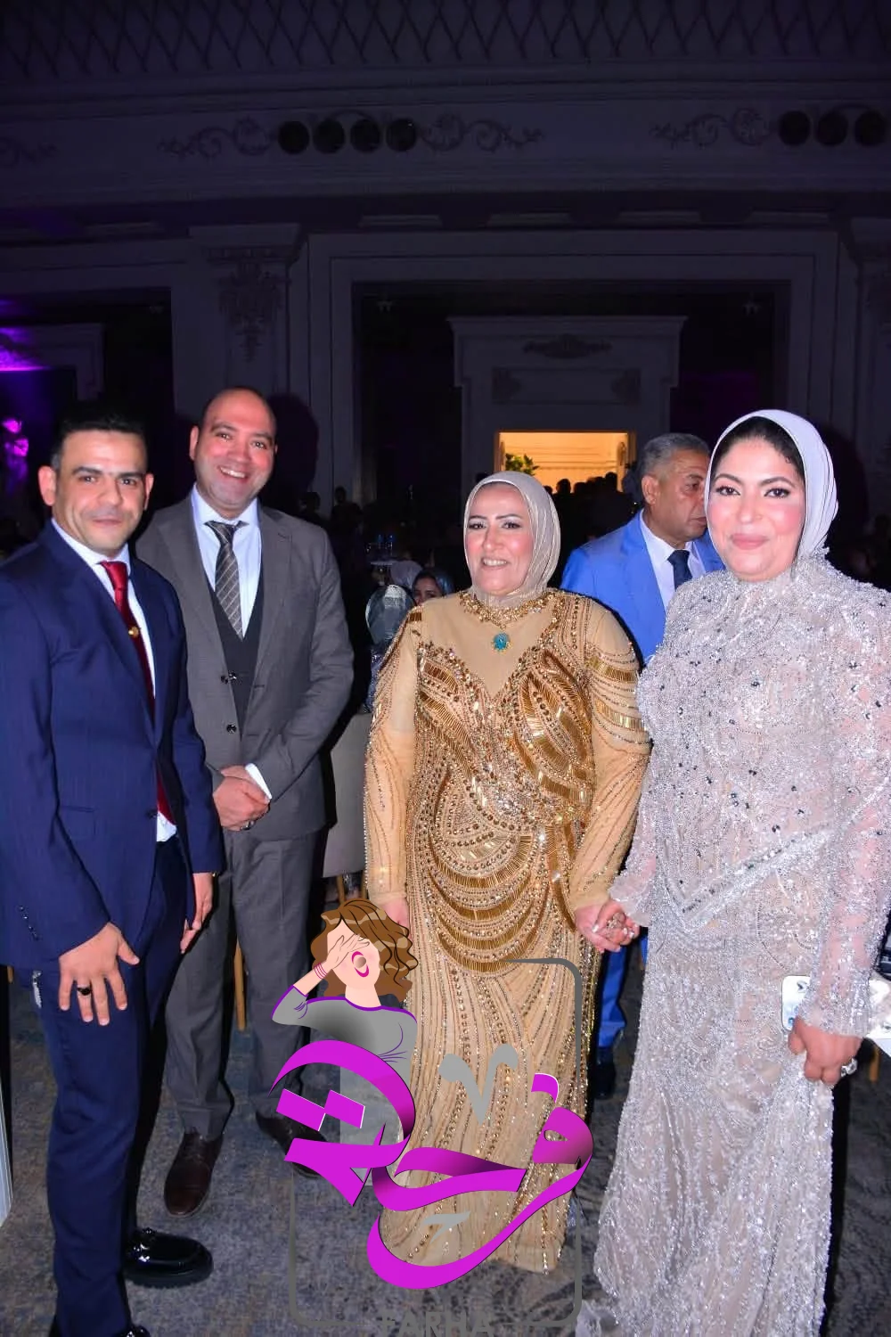 صورة 3 - موقع فرحة :: ليلة من أجمل ليالي العمر.. زفاف محمود كمال الضبع على الدكتورة منة القاضي بحضور نخبة من رجال الدولة والمجتمع