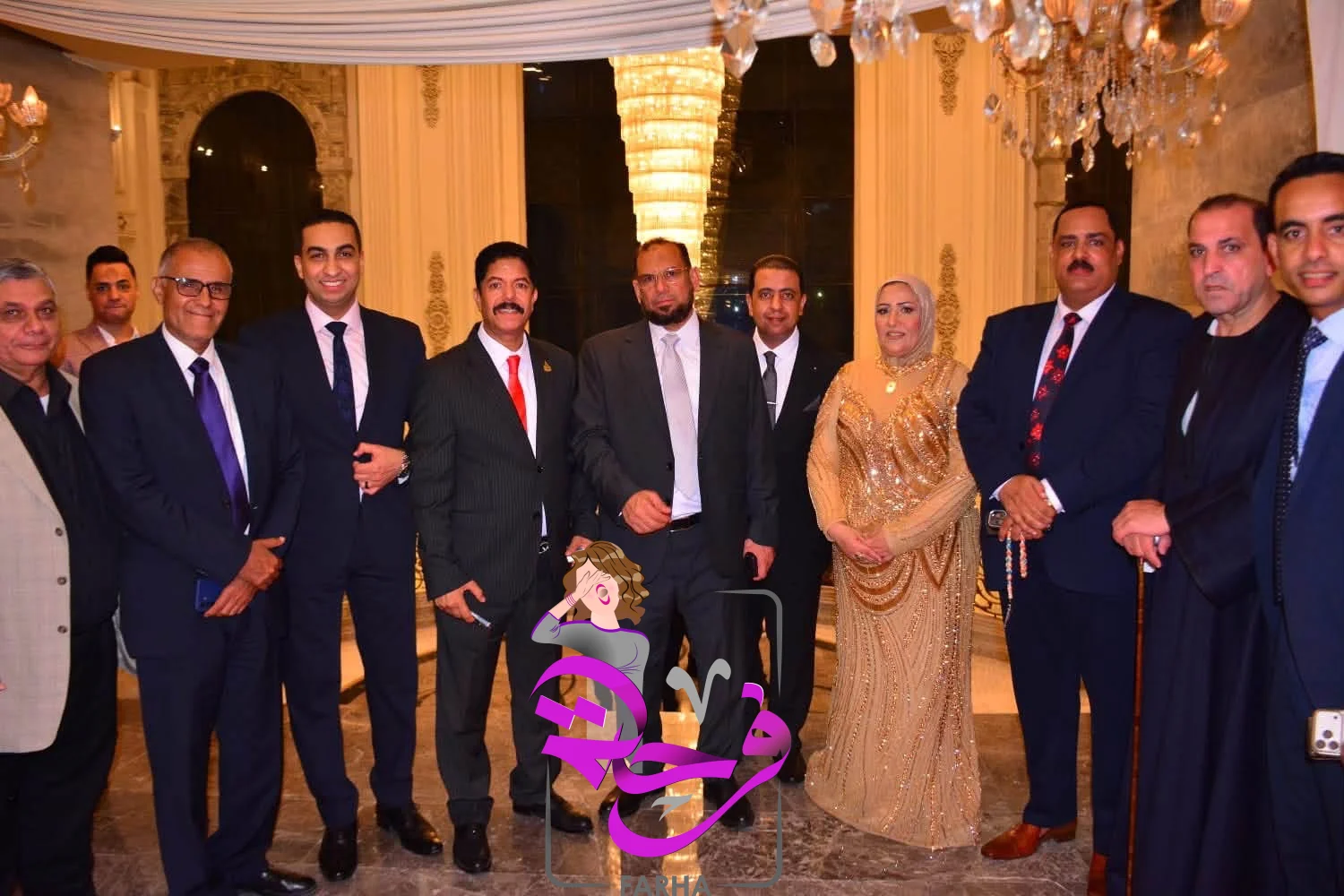 صورة 5 - موقع فرحة :: ليلة من أجمل ليالي العمر.. زفاف محمود كمال الضبع على الدكتورة منة القاضي بحضور نخبة من رجال الدولة والمجتمع