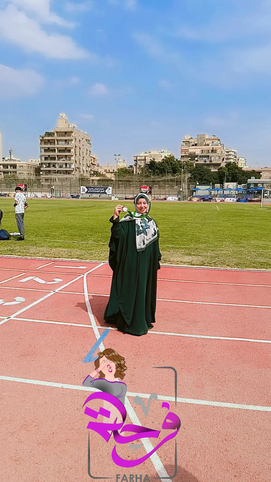 صورة 4 - مؤسسة فرحة الإعلامية :: وليد أبوعقيل يهنئ زينب شعبان بالبرونزية في بطولة الجمهورية لألعاب القوى 